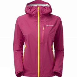 Montane Womens Minimus Stretch Jacket French Berry/Sulpher Yellow